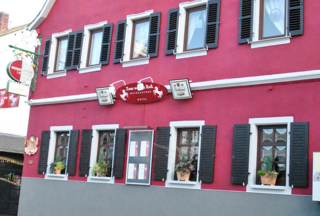 Weingasthof Zum Weissen Ross Osthofen Ngoại thất bức ảnh